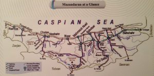 карта мазандарана